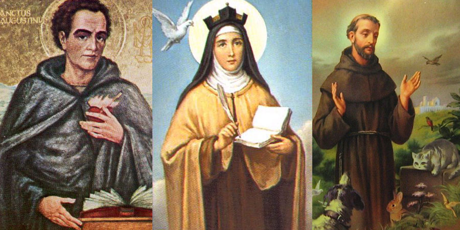 Historical Figures Who Were Harvested into 4th Density 'Positive Path': Saint Augustine/Teresa/Francis