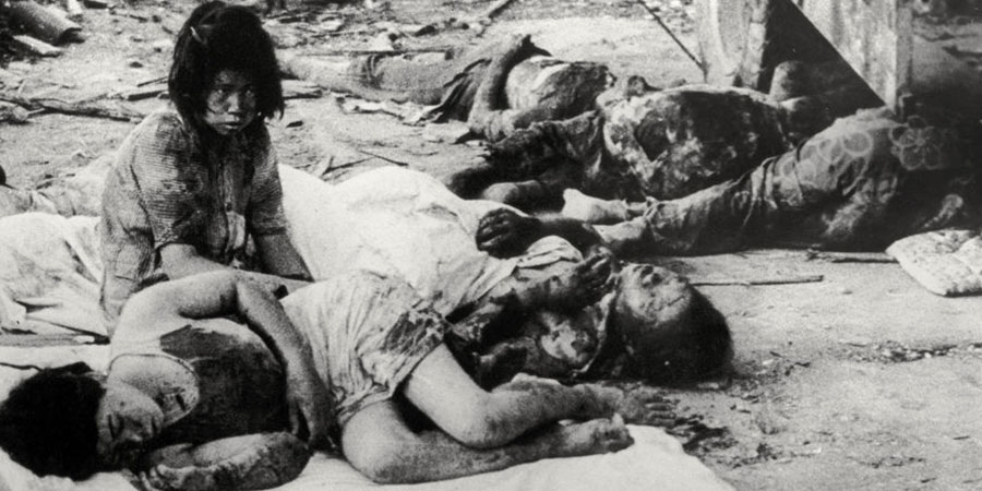 Physical and Metaphysical Effects of Nuclear Bomb on Hiroshima and Nagasaki Entities
